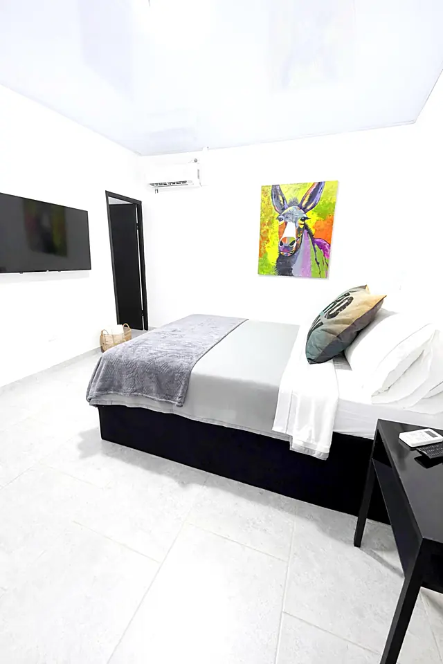 Habitación 5 de Kawara con Smart TV, cama doble y aire acondicionado